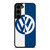 VW VOLKSWAGEN SLICED BLUE LOGO Samsung Galaxy S23 Plus Case Cover