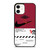 NIKE SWOOSH AIR JORDAN OFF WHITE  iPhone 12 Case Cover NIKE SWOOSH AIR JORDAN OFF WHITE  iPhone 12 Case Cover