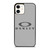OAKLEY FABRIC LOGO  iPhone 12 Case Cover