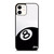 STUSSY 8 BALL BLACK  iPhone 12 Case Cover