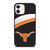 TEXAS LONGHORNS CARBON EMBLEM  iPhone 12 Case Cover