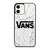 VANS LOGO BROKEN WHITE  iPhone 12 Case Cover