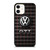 VW VOLKSWAGEN GTI METAL EMBLEM  iPhone 12 Case Cover VW VOLKSWAGEN GTI METAL EMBLEM  iPhone 12 Case Cover