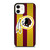 WASHINGTON REDSKINS STRIPE LOGO  iPhone 12 Case Cover WASHINGTON REDSKINS STRIPE LOGO  iPhone 12 Case Cover