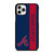 ATLANTA BRAVES BASEBALL STRIPE SYMBOL  iPhone 11 Pro Case Cover