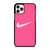 NIKE PINK BROKEN LOGO  iPhone 11 Pro Case Cover NIKE PINK BROKEN LOGO  iPhone 11 Pro Case Cover