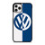 VW VOLKSWAGEN SLICED BLUE LOGO  iPhone 11 Pro Case Cover