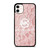 MICHAEL KORS PINK FABRIC iPhone 11 Case Cover MICHAEL KORS PINK FABRIC iPhone 11 Case Cover