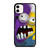 PURPLE HALF MINION CARTOON iPhone 11 Case Cover