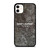 SAINT LAURENT PARIS RASFUR FABRIC iPhone 11 Case Cover