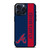ATLANTA BRAVES BASEBALL STRIPE SYMBOL iPhone 15 Pro Max Case iPhone 15 Pro Max Case Cover