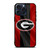 GEORGIA BULLDOGS FOOTBALL FLAG  iPhone 15 Pro Max Case Cover