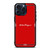 SALVATORE FERRAGAMO RED iPhone 15 Pro Max Case Cover
