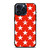SUPREME STARS PATTERN RED iPhone 15 Pro Max Case Cover SUPREME STARS PATTERN RED iPhone 15 Pro Max Case Cover