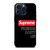SUPREME STRANGER THINGS FRIENDS DONT LIE iPhone 15 Pro Max Case Cover
