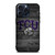 TCU HORNED FROGS FOOTBALL WOOD LOGO iPhone 15 Pro Max Case Cover