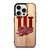 INDIANA HOOSIERS WOOD LOGO iPhone 15 Pro Case Cover