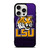 LSU TIGERS WOOD EMBLEM iPhone 15 Pro Case Cover