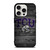 TCU HORNED FROGS FOOTBALL WOOD LOGO iPhone 15 Pro Case Cover