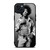 JIMI HENDRIX GUITARIST BLACK WHITE iPhone 15 Plus Case Cover