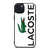 LACOSTE CROCODILE LOGO iPhone 15 Plus Case Cover