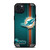 MIAMI DOLPHINS FOOTBALL METAL LOGO 2 iPhone 15 Plus Case Cover