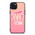 TWICE KPOP LOGO PINK iPhone 15 Plus Case Cover