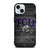 TCU HORNED FROGS FOOTBALL WOOD LOGO iPhone 15 Case Cover