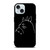 TOTORO ANIME BLACK iPhone 15 Case Cover