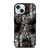 VERCASE CAMO LEAF BLACK WHITE iPhone 15 Case Cover