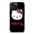 HELLO KITTY CUTE BLACK iPhone 15 Pro Max Case Cover