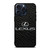 LEXUS LEATHER LOGO EMBLEM iPhone 15 Pro Max Case Cover