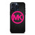 MK MICHAEL KORS PINK WOOD LOGO iPhone 15 Pro Max Case Cover MK MICHAEL KORS PINK WOOD LOGO iPhone 15 Pro Max Case Cover