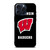 WISCONSIN BADGERS LOGO iPhone 15 Pro Max Case Cover