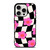 CHECKERED AESTHETIC DAISY FLOWER iPhone 15 Pro Case Cover