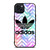 ADIDAS COLORFUL ZIG ZAG LOGO iPhone 15 Plus Case Cover ADIDAS COLORFUL ZIG ZAG LOGO iPhone 15 Plus Case Cover