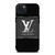 LOUIS VUITTON LV BLACK LOGO  iPhone 15 Plus Case Cover LOUIS VUITTON LV BLACK LOGO  iPhone 15 Plus Case Cover
