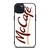 MCDONALD MCCAFE LOGO WHITE  iPhone 15 Plus Case Cover