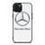 MERCEDES BENZ WHITE EMBLEM  iPhone 15 Plus Case Cover