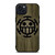 TRAFALGAR LAW ONE PIECE WOOD SYMBOL  iPhone 15 Plus Case Cover