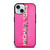 MICHAEL KORS PINK LEATHER iPhone 15 Case Cover