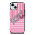 ROXY PINK STRIPE EMBLEM iPhone 15 Case Cover