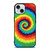 TIE DYE RAINBOW PATTERN iPhone 15 Case Cover