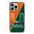 MIAMI HURRICANES LOGO CARBON iPhone 14 Pro Max Case Cover MIAMI HURRICANES LOGO CARBON iPhone 14 Pro Max Case Cover