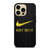 NIKE JUST DO IT WOOD LOGO YELLOW iPhone 14 Pro Max Case Cover