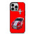 FORD MUSTANG RED CAR EMBLEM iPhone 14 Pro Case Cover