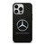 MERCEDES BENZ LEATHER EMBLEM iPhone 14 Pro Case Cover