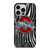 OHIO STATE FOOTBALL METAL ABSTRACT LOGO iPhone 14 Pro Case Cover