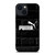 PUMA BLACK WALL TEXTURE iPhone 14 Plus Case Cover