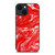 RED LIQUID TEXTURE iPhone 14 Plus Case Cover